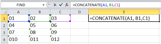 doc combine with leading zero 2