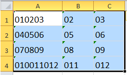 doc combine with leading zero 6