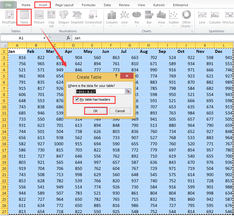 doc sum each column 7