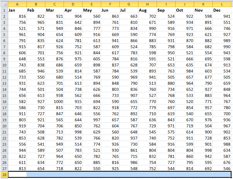 doc sum each column 3