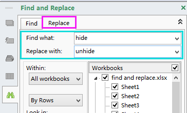 doc find replace multiple workbooks 2