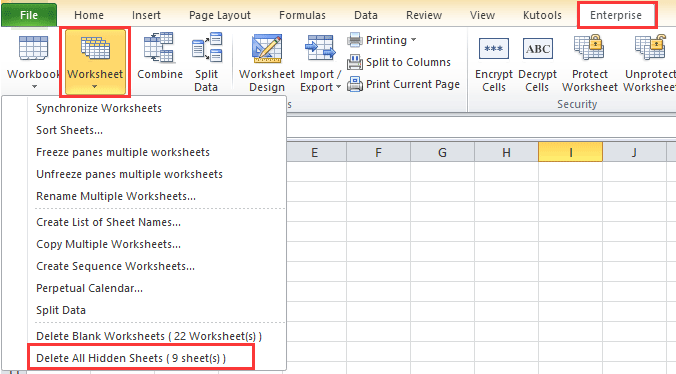 doc count hidden sheet 3