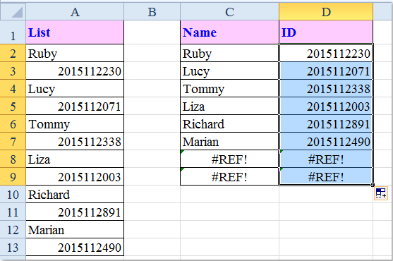 doc split every other row 4