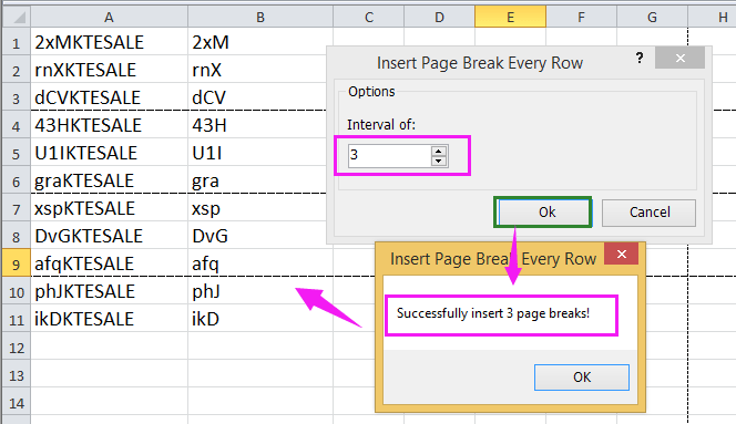 doc print x row per page 8