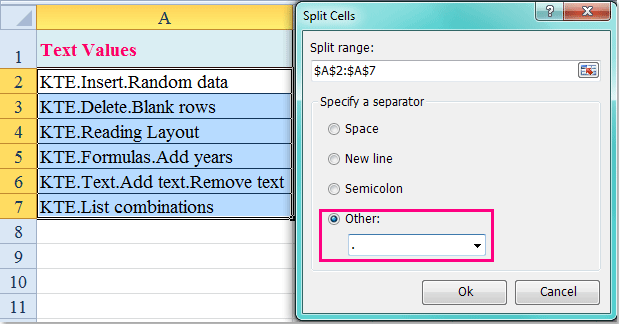 doc split cells multiple col rows 9