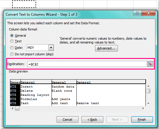 doc split cells multiple col rows 6