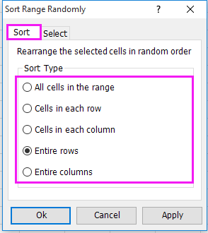 doc shuffle rows 10