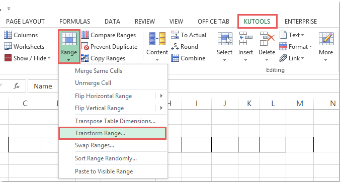 doc move cells horizontal 7