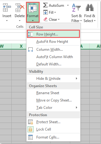 doc make row height same 3