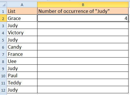 doc count word in a column 3