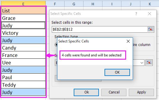 doc count word in a column 6