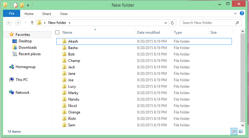 doc create folders subfolders 4