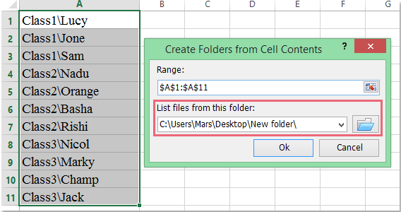 doc create folders subfolders 6