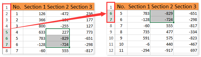 doc prevent top row scrolling 3