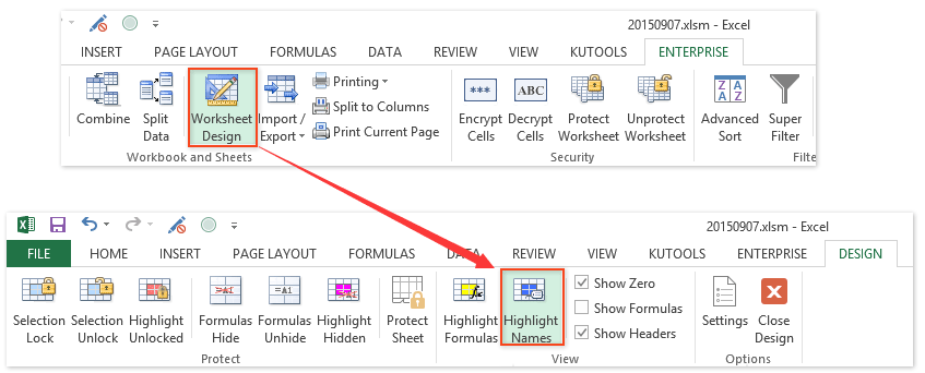 doc find locate named ranges 6