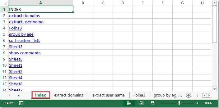 doc create sheet index 1