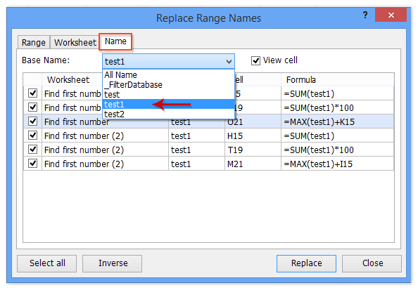 doc where named range used 4