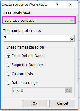 doc create sheet names by list 6