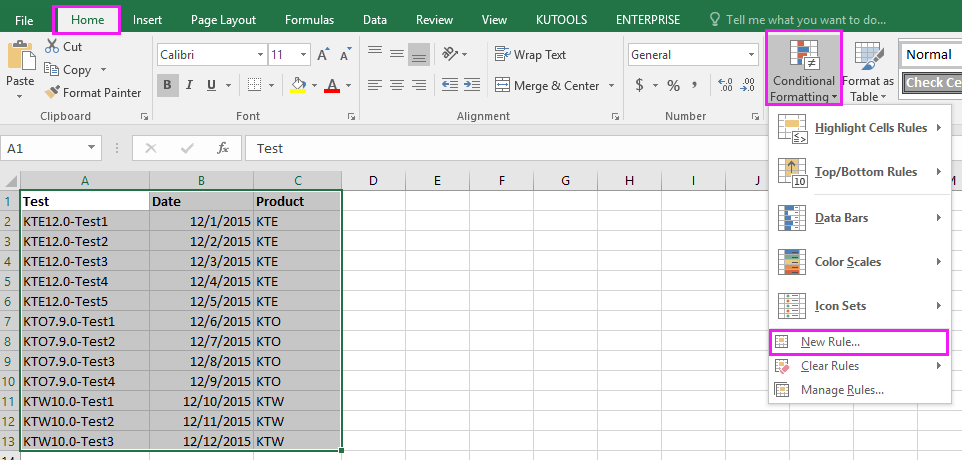 doc auto color alternating row 8