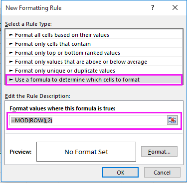 doc auto color alternating row 9