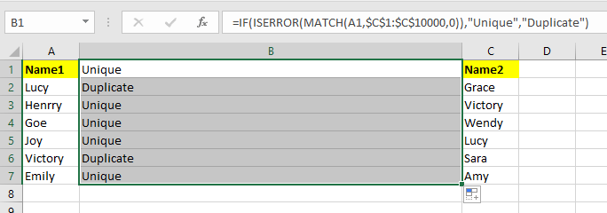 doc compare delete match 2