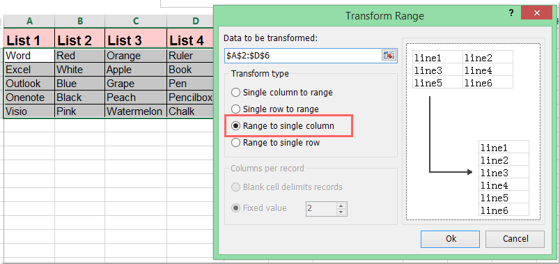 doc combine columns into one 5