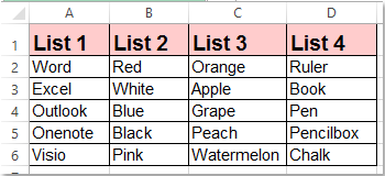 doc combine columns into one 2