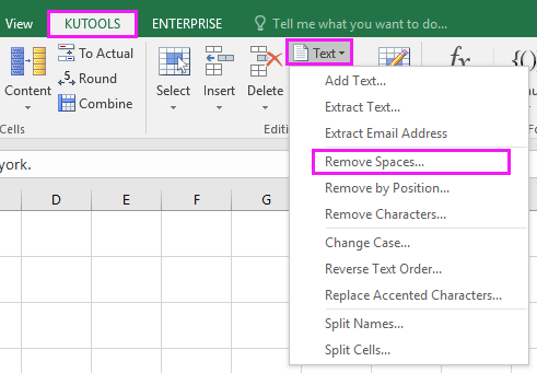 doc count excluding spaces 3