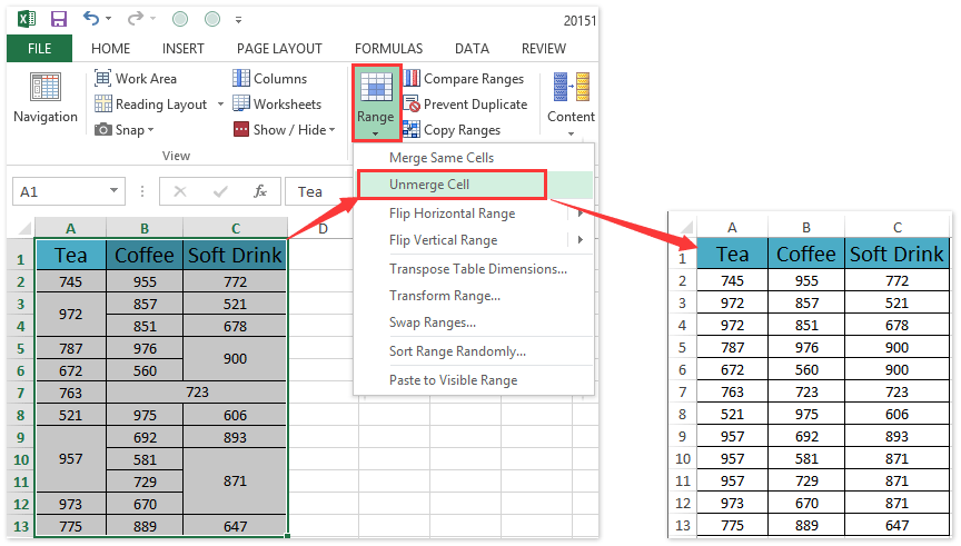 doc delete split merged cells 10