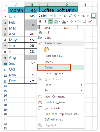 doc delete split merged cells 4