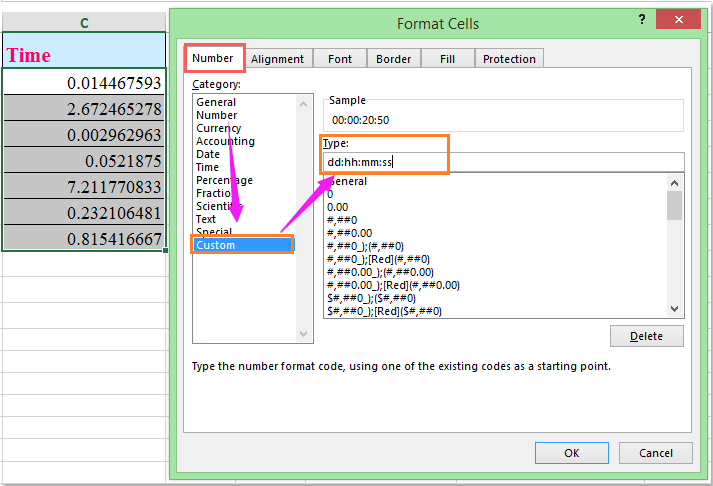 doc convert seconds to time 3