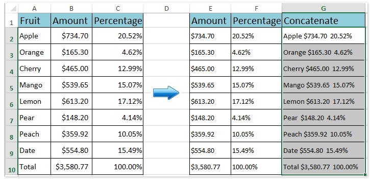 doc concatenate retain date number formatting 8