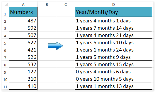 doc convert number to date year month day 2