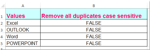 doc remove case sensitive 8