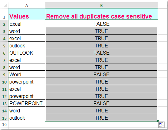 doc remove case sensitive 5