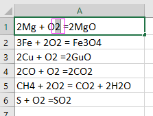 doc subscript numbers 2