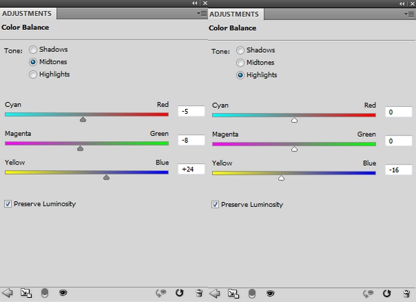 whole scene color balance