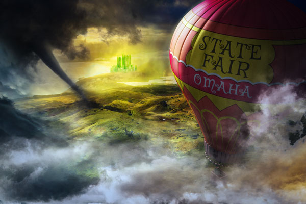 Final product image of Wizard of Oz hot air balloon