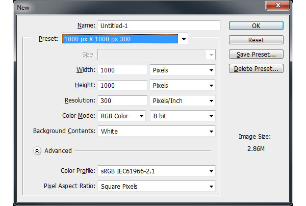 Brush Document Setup