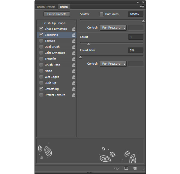 Wood Brush Scattering