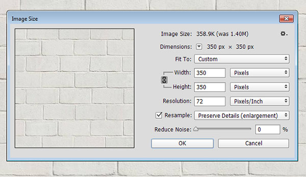 Resize Brick Image