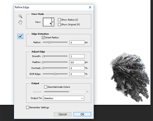 refine edge on carrots