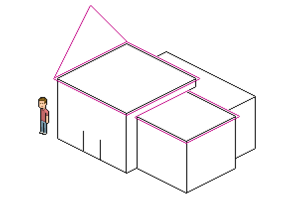 adding diagonal to roof