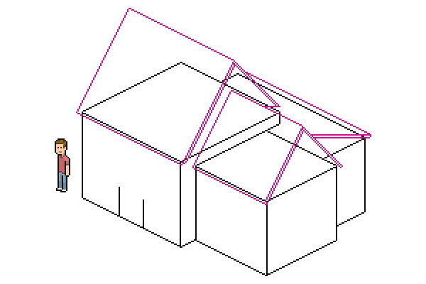 adding ledges to roofs