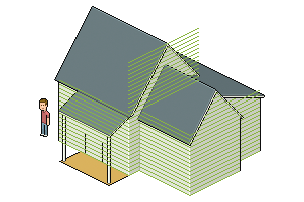 creating wood board pattern for walls