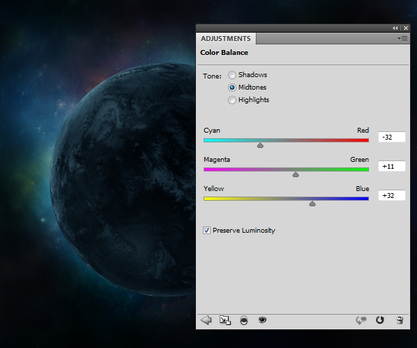 big planet color balance