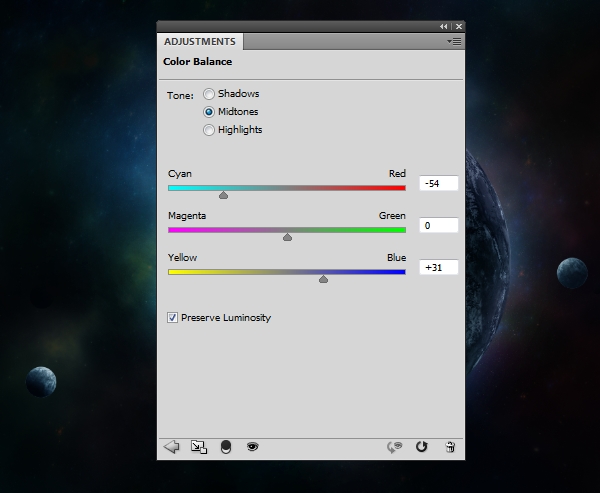 small planets color balance