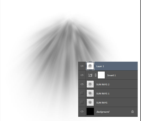 Creating Sun Rays 2 brush