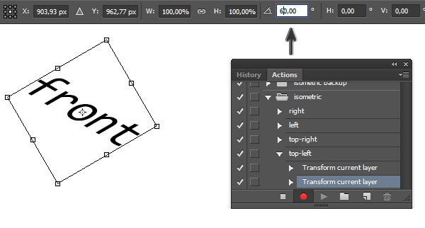 Rotate the object