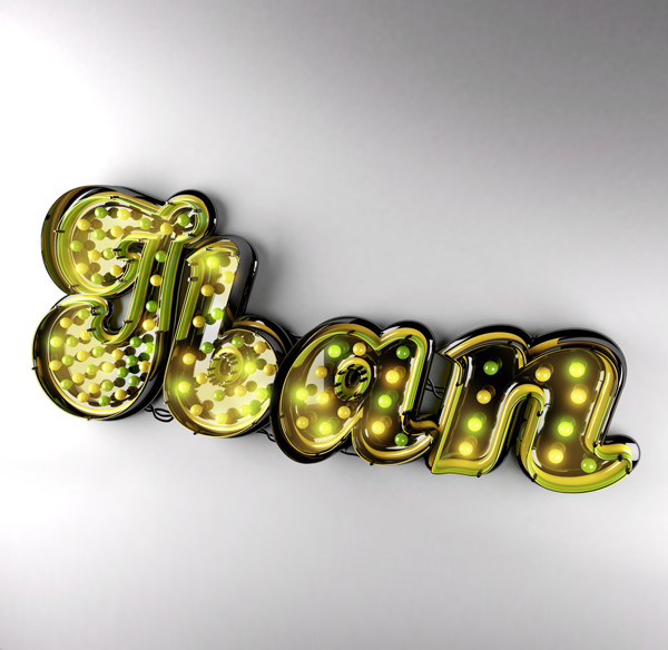 User Iban shared his result from a 3D vintage lightbulb text effect tutorial by Peter Tarka